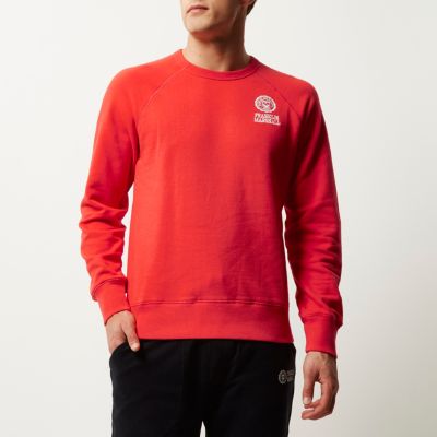Red Franklin & Marshall branded jumper